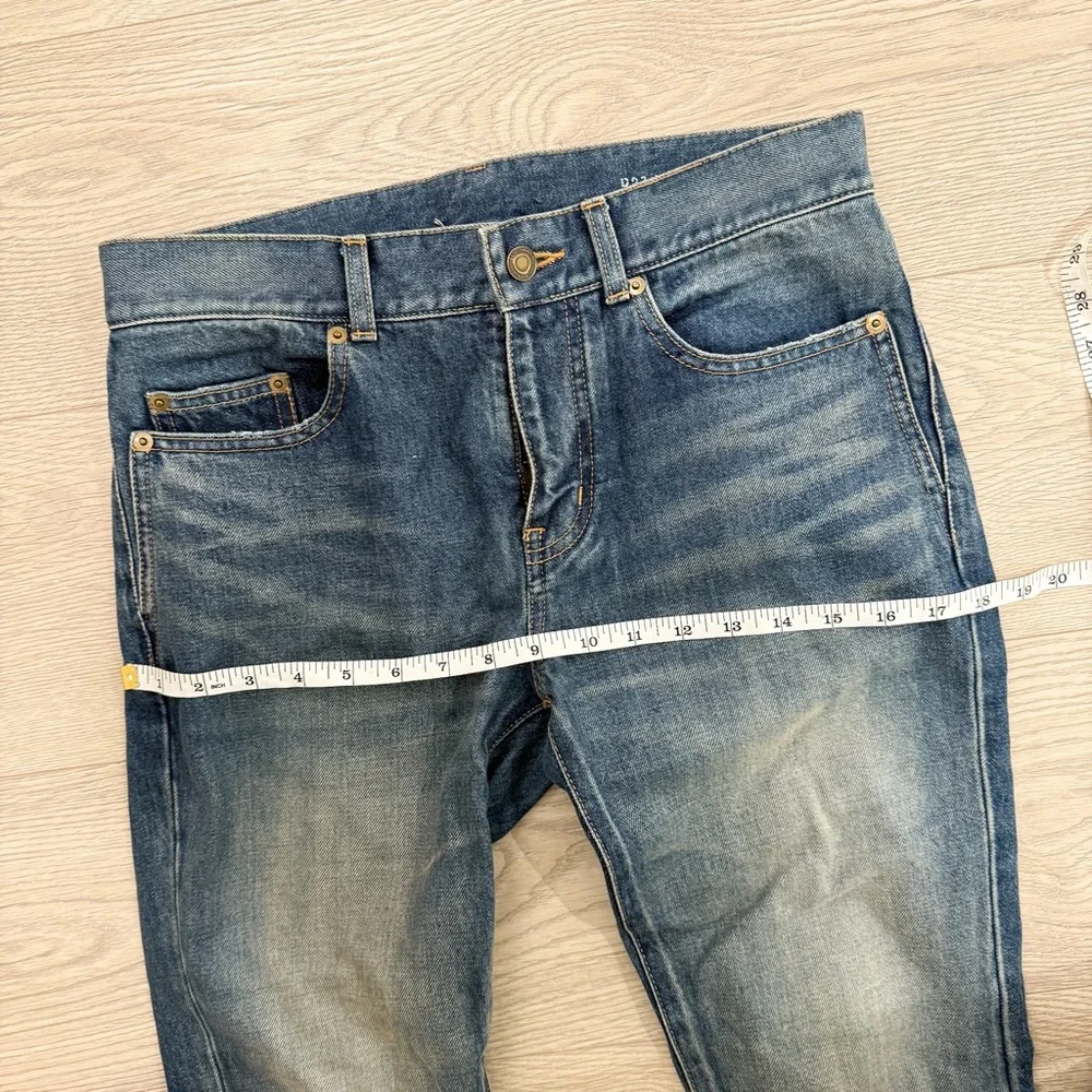 Saint Laurent Classic Blue Skinny Jeans for Men JU0025 - Picture 6 of 13